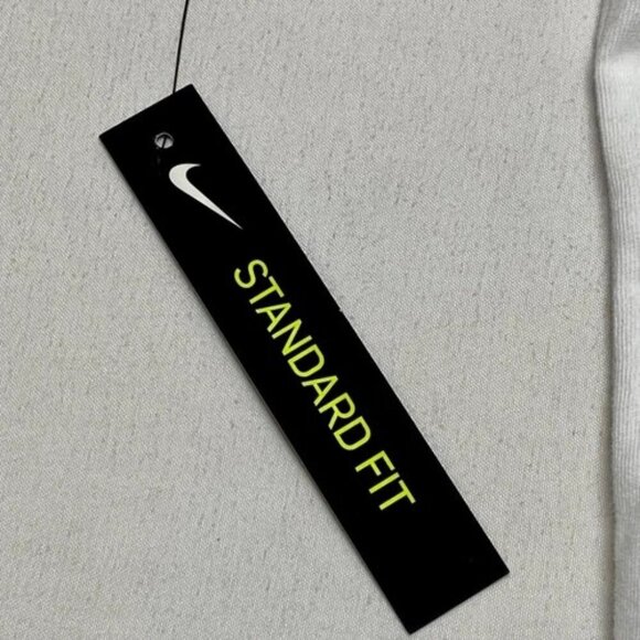 NIKE Dri-Fit Tee Men's Large White Standard Fit Just Do It Logo Short Sleeve NWT - Picture 6 of 12